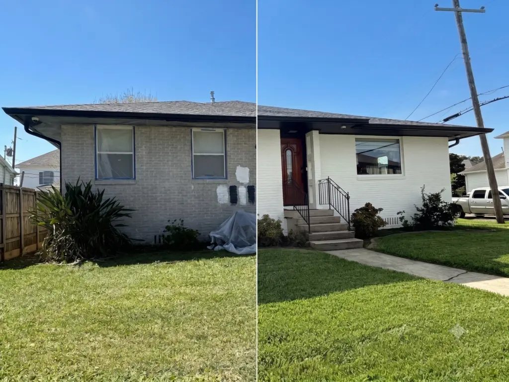 Big Picture Painting residential exterior project in New Orleans