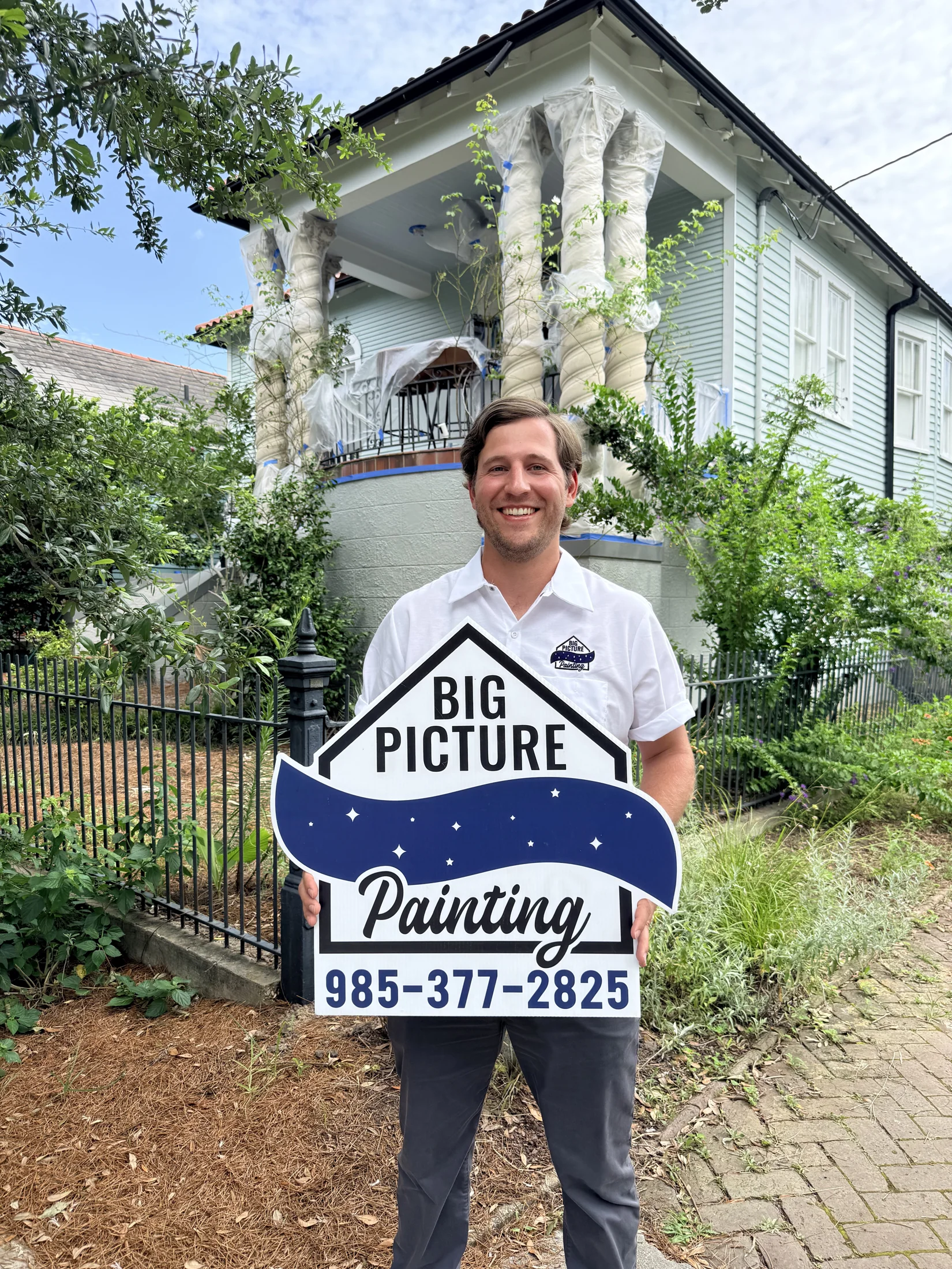 Kade Severson, founder of Big Picture Painting